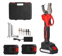 Electric Livestock Ear Tag Applicator, Battery-Powered with Multiple Needles and Storage Box, for Efficient Tagging of Cattle, Sheep, and Pigs