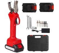 Electric Livestock Ear Tag Applicator, Battery-Powered with Multiple Needles and Storage Box, for Efficient Tagging of Cattle, Sheep, and Pigs