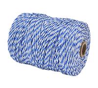 Electric Livestock Fence Polywire - Durable 36 Strand Synthesis, High Visibility &, 200 Meter Long & Lightweight, Reusable for Farm Use, Withstands 15KV Pulse