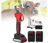 Electric Livestock Tagging Tool, Plastic & Stainless Steel Material,Gear Rebound,Saving Time and Effort,Easy to Use & Reduces Animal Pain