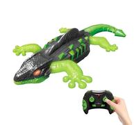Electric Lizard Toy - Realistic Climbing Robot - Remote Control Animals Toy with Light - for Kids Play Glass Party Christmas Stocking Stuffer Outdoor Living Room Holidays Birthday