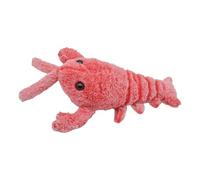 Electric Lobster Cat Toy | USB Plush Lobster Dog Cat Interactive Toy Stuffed - Rechargeable Pet Indoor with Removable Catnip Bag for Balcony, Backyard