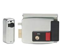 Electric lock with button to apply Cisa 11731 for gate