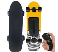 Electric Longboard for Adults with Wireless Remote, All Terrain Electric Skateboard for Adults,Off Road Electric Skateboard 26KM Range, Smooth Braking, 4 Speed Control, for Daily Commuting A