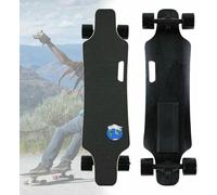 Electric Longboard Skateboard, 4 Speed Smooth Braking, 35 Mph Top Speed, Easy Carry Handle Design, for Adult Riding Around the City