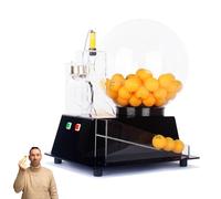 Electric Lottery Machine, Bingo Balls Draft Game Equipment, Automatic Raffle Drum with 60 Balls for Entertainment Venues, Shopping Malls, Supermarkets