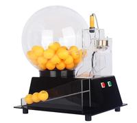 Electric Lottery Machine, Raffle Drum with 60 Balls, Bingo Cage for Large Groups, Entertainment Venues, Shopping Malls, Supermarkets