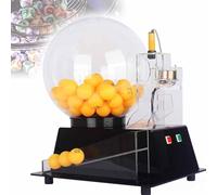 Electric Lotto Ball Machine - Portable Bingo Cage Game with 100 Balls for Lottery Fun and Entertainment
