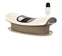 Electric Lumbar Traction Device, 3 Level Vibration Massage, Dynamic Traction and Human Massage, Deeply Fits Waist Curve for Improves Posture