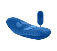 Electric Lumbar Traction Massager with Smart Pulse, Heat Therapy, Vibration & Inflation - Deep Tissue Relief for Lower Back Pain, Herniated Disc, Sciatica - Home, Office (Blue)