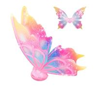 Electric Luminous Butterfly Wings - 75 x 53 x 8 cm ABS Material, LED Role Play Costume Accessories, Sparkling Musical Fairy Wings, Comfortable, Adjustable Fit for Children, For Halloween Pa
