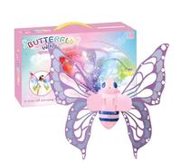 Electric Luminous Fairy Wings, Butterfly Fairy Wings with LED Lights, Halloween Fairy Costume for Role Play, Princess Cosplay for Girls from 3 Years for Christmas Party