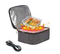 Electric Lunch Box Portable Heater Warmer, Insulated Mini Oven Personal Microwave Tote, Prepared Meals Reheat Raw Food Slow Cooker for Office Travel (#1)