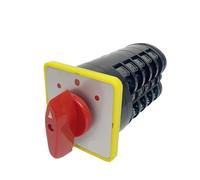 Electric LW5-16/5 Rotary Cam Switch 3 Position 5 Poles 16A Silver Contact Main Changeover Selector 1Pcs(3 Position)