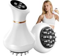 Electric Lymphatic Drainage Massager - Handheld Anti-Cellulite Tool with Digital Display, Deep Tissue Massage for Body Toning, Legs Arms Belly