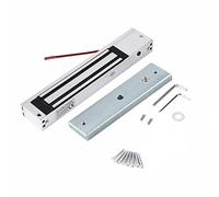 Electric Magnetic Door Lock, Electromagnetic Lock with 280kg Holding Force, Fail Safe NC Mode for Cabinet Drawer Glass Metal Wooden Door, Low Power Consumption