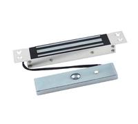 Electric Magnetic Lock, 2PCS DC12V Single Door Magnetic Electromagnetic Lock, Holding Force 280Kg, Concealed Installation,for Home Security