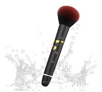 Electric Makeup Brush - 6.3 Inches ABS Brush | USB Rechargeable Vibrating Brush Waterproof - Ideal Women Girls Concealer Bronzer Contour Base Beauty Travel Beauty Brush Makeup Tool