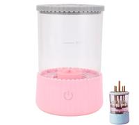 Electric Makeup Brush Cleaner, 7000RPM Portable Automatic Makeup Brush Cleaner Machine USB Plug for Makeup Brushes Cleaning and Drying (Pink)