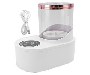 Electric Makeup Brush Cleaner, 850RPM USB Powered, Efficient Cleanup, Stylish Makeup Brush Machine for Home or Travel Use, with Timer for 5 Minutes Regular Washing