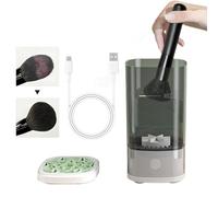 Electric Makeup Brush Cleaner, Automatic Brush Washing System, Multi-Functional Uv Drying Energy Saving, Preserve Cleanliness, Safe Material, 6.06cm, for Daily Use