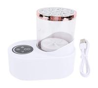Electric Makeup Brush Cleaner Automatic Cosmetic Brushes Cleaning Machine USB Plug in Deep Gentle Cleaning Large Capacity for Home Use Transparent ABS 175x121x190mm