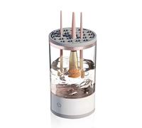 Electric Makeup Brush Cleaner Machine,2 in 1 Automatic Spinning Makeup Brush Dryer and Makeup Brush Washer Combined Cosmetic Sponges Cleaner for Makeup Lovers Professionals