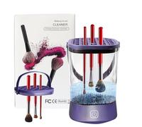 Electric Makeup Brush Cleaner Machine,Automatic Rotating Makeup Brush Cleaner For Makeup Enthusiasts And Professionals,Changing Your Beauty Habits（Purple）