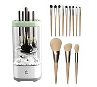 Electric Makeup Brush Cleaner Machine Ultra Fast Type-C Make Up Brush Washer Automatic Energy Saving Brush Deep Cleanser Tool Quick Efficient Clean and Dry Ultra for All Size Makeup Brush