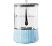 Electric Makeup Brush Cleaner, Makeup Brush Cleaner - Cosmetic Brush Cleaner | 2 in 1 Makeup Brush Dryer and Washer, Automa Clean and Dry, blue, Fare riferimento alla descrizione, Please refer to