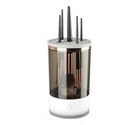 Electric Makeup Brush Cleaner, Quick-Drying Rechargeable Scrubber Tool, 3.74x3.74x6.3 Inches Automatic Cosmetic Brush Cleaning Set for Makeup and Beauty Brushes