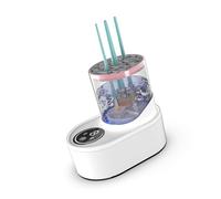 Electric Makeup Brush Cleaner with 7000RPM Vortexes Cleaning Technology for Deeply Makeup Removal and Brush Protections Vortexes Fast Drying ABS Daily
