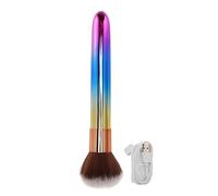 Electric Makeup Brush, Powder Brush, Rechargeable Electric Makeup Brushes with Soft Bulky Bristles, Frequency Adjustment, Massager with Water Function