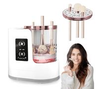Electric Makeup Brushes Cleaner, 3 IN 1 Multi-Functional Efficient Automatic Cosmetic Cleaning, Portable USB Deep Cleaning with Dryer for All Size Makeup Brush Set, Blush Brush, Contour