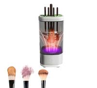 Electric Makeup Brushes Cleaner Machine,3 In 1 Automatic Make Up Brush Cleaner and Uv Dryer For Travel and Home, Deep Cleaning Spin Brush Cleaner For Hobbyists and Professionals, Save a lot of time