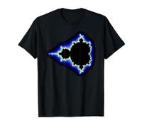 Electric Mandelbrot Set Fractal Geometry Retro Shapes Mania T-Shirt