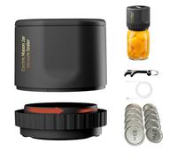 Electric Mason Jar Vacuum Sealer - Automatic Mason Jar Sealer Vacuum Kit for Wide Mouth Mason jars and Regular jars, Portable Sealer for Food Storage and Ferment