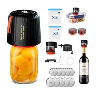 Electric Mason Jar Vacuum Sealer Kit Catoco Vacuum Sealer Jar Vacuum Sealer Food Machine with Vacuum Bag Bottle Wide& Regular Mouth Mason Jars Vacuum Sealing Machine for Food Storage