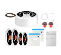 Electric Mason Jar Vacuum Sealer Kit LED Digital Display Reusable Wide Mouth Lids and Sealing Bags Wine Stoppers Cordless Handheld Vacuum Sealing Machine Food Storage