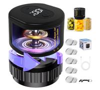 Electric Mason Jar Vacuum Sealer, Vacuum Sealing Machine for Mason Jar with Display Detachable Automatic Stop Compatible with Wide Opening and Normal Opening Suitable for Kitchen Food Storage