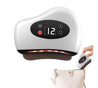 Electric Massage Instrument - Heating Stone Scraping Board, Cordless Vibration | Firming Body Scraper for Sports Recovery, Workplace Stress, Shoulder Tension, Portable Wellness