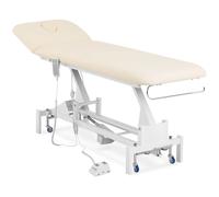 Electric Massage Table 1 Motor 100 W 207 x 68 x 53 92 cm 200 kg White / Beige - Electric Massage Tables by Physa Beige