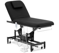 Electric Massage Table 2 Motors 200 W 187 x 70 x 68 90 cm 200 kg Black - Electric Massage Tables by Physa Black