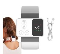 Electric Massager - Heated EMS Machine, 4 Program Settings, Rechargeable Wireless Design, Lightweight Ergonomic Neck Unit, Adjustable Pressure Soothing Relief | Perfect Gift for Adults Teens