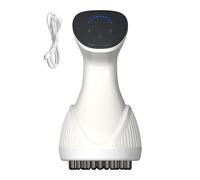 Electric Massager, Portable Body Tool, Handheld Massage Device, Stepless Speed Settings, Rechargeable Comfortable Grip, Muscle Neck Joint Use, 7x3.5 Inches, White, 1 Piece