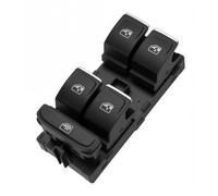 Electric Master Power Window Control Switch, Plating Black Button Compatible with VW Golf MK7, Passat B7, Tiguan, Touran, Arteon & SEAT Leon, Replaces OE Numbers 5G0959857D, 5GG959857A, 5G0959857 UK