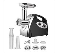 Electric Meat Grinder, 2800W Max Power, Heavy Duty with 3 Cutting Plates, Reverse Function for Easy Cleaning, Ideal for Home Kitchen and Professional Use