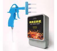 Electric Meat Injector, Multi-needle Barbecue Injector, 2-speed Pressure Adjustment, Two-way Injection, Suitable for Lamb Chops, Pork Chops, Steak, Roast Chicken, Etc.