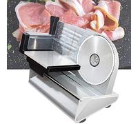 Electric Meat Slicer - 200W Household Cutting Machine for Bread, Lamb, Beef, and Vegetables - Semi-Automatic Deli Food Slicer, 220v-240v