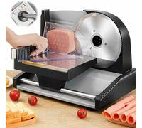 Electric Meat Slicer with Adjustable Thickness, Stainless Steel Blade for Home Use - Perfect for Slicing Meat, Toast, Sausage, and Hard Fruits